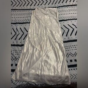 Express Shimmery Ivory Dress
